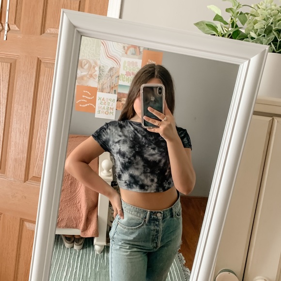 tie dye criss cross top - Picture 2 of 4